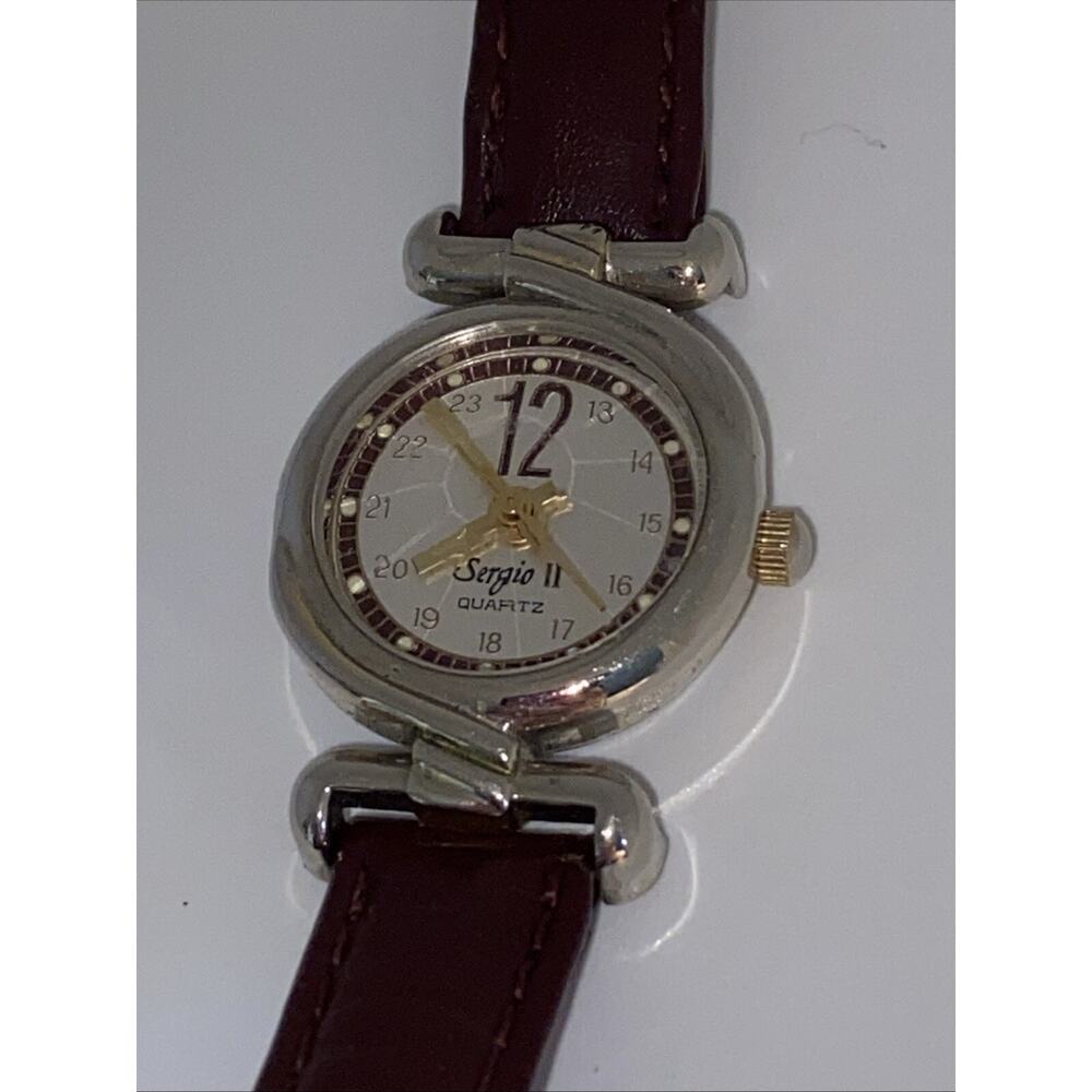 Sergio II Ladies Quartz Watch Works New Battery!